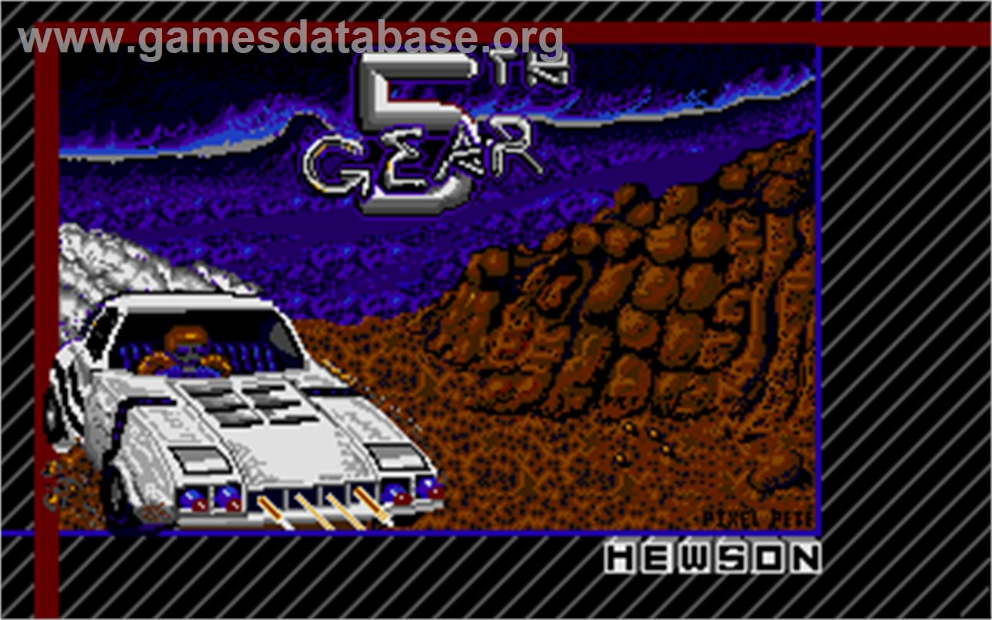 5th Gear - Atari ST - Artwork - Title Screen