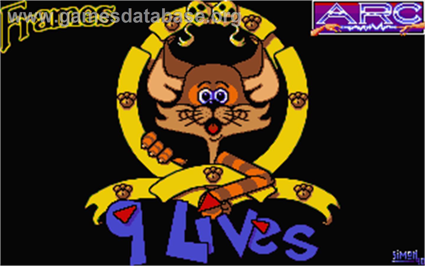 9 Lives - Atari ST - Artwork - Title Screen