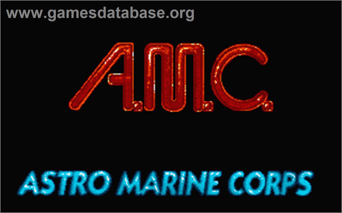 A.M.C.: Astro Marine Corps - Atari ST - Artwork - Title Screen