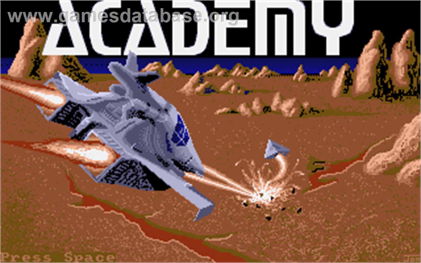 Academy: Tau Ceti 2 - Atari ST - Artwork - Title Screen