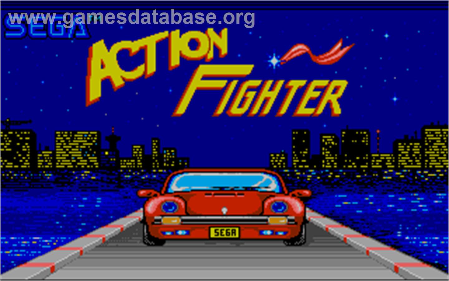 Action Fighter - Atari ST - Artwork - Title Screen