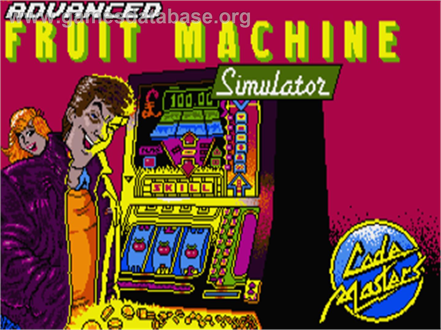 Advanced Fruit Machine Simulator - Atari ST - Artwork - Title Screen