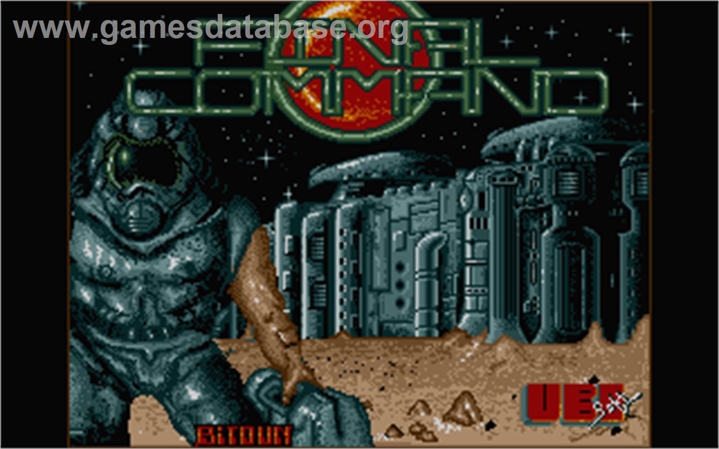 Aerial Combat ST - Atari ST - Artwork - Title Screen