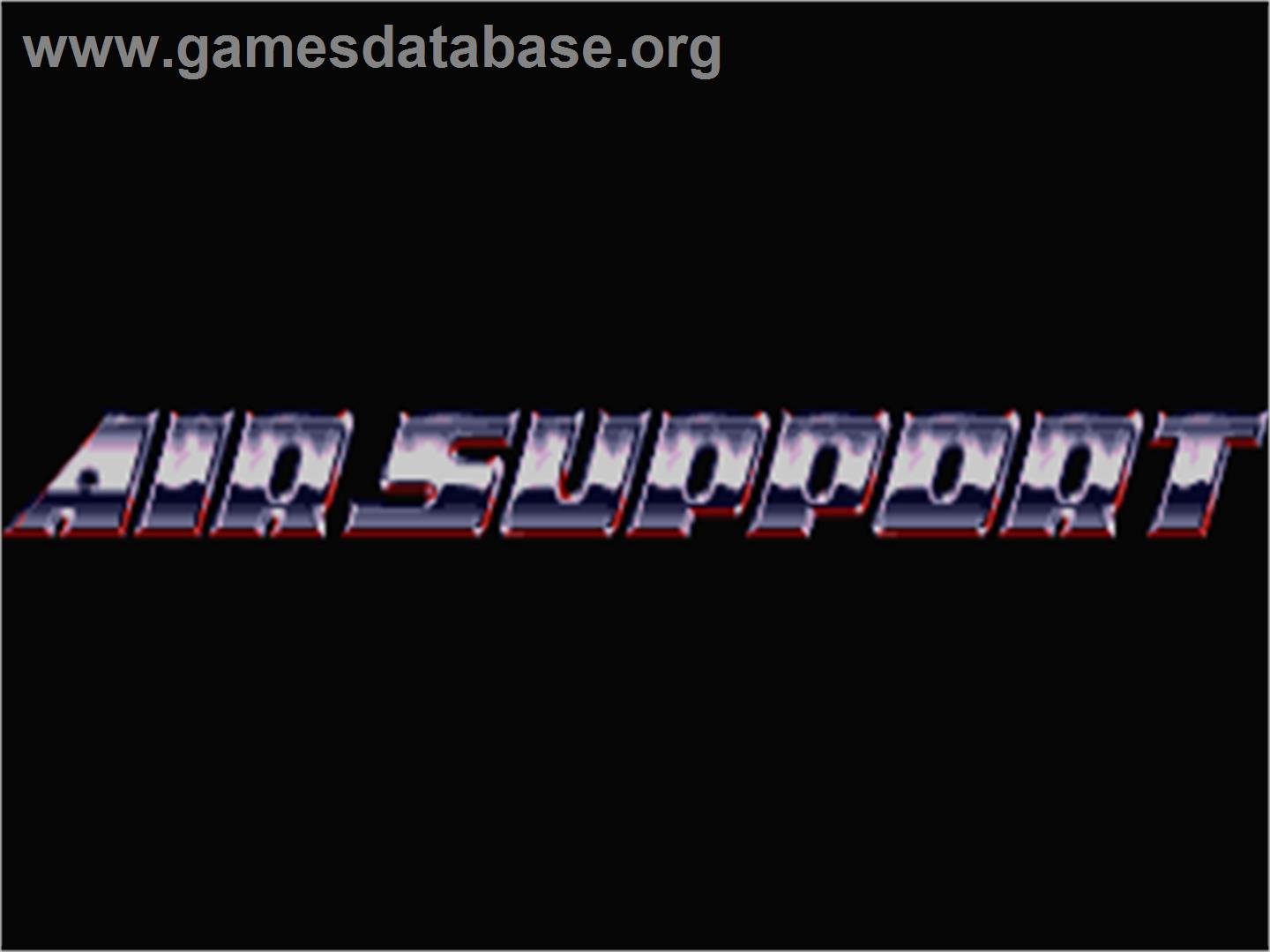 Air Support - Atari ST - Artwork - Title Screen