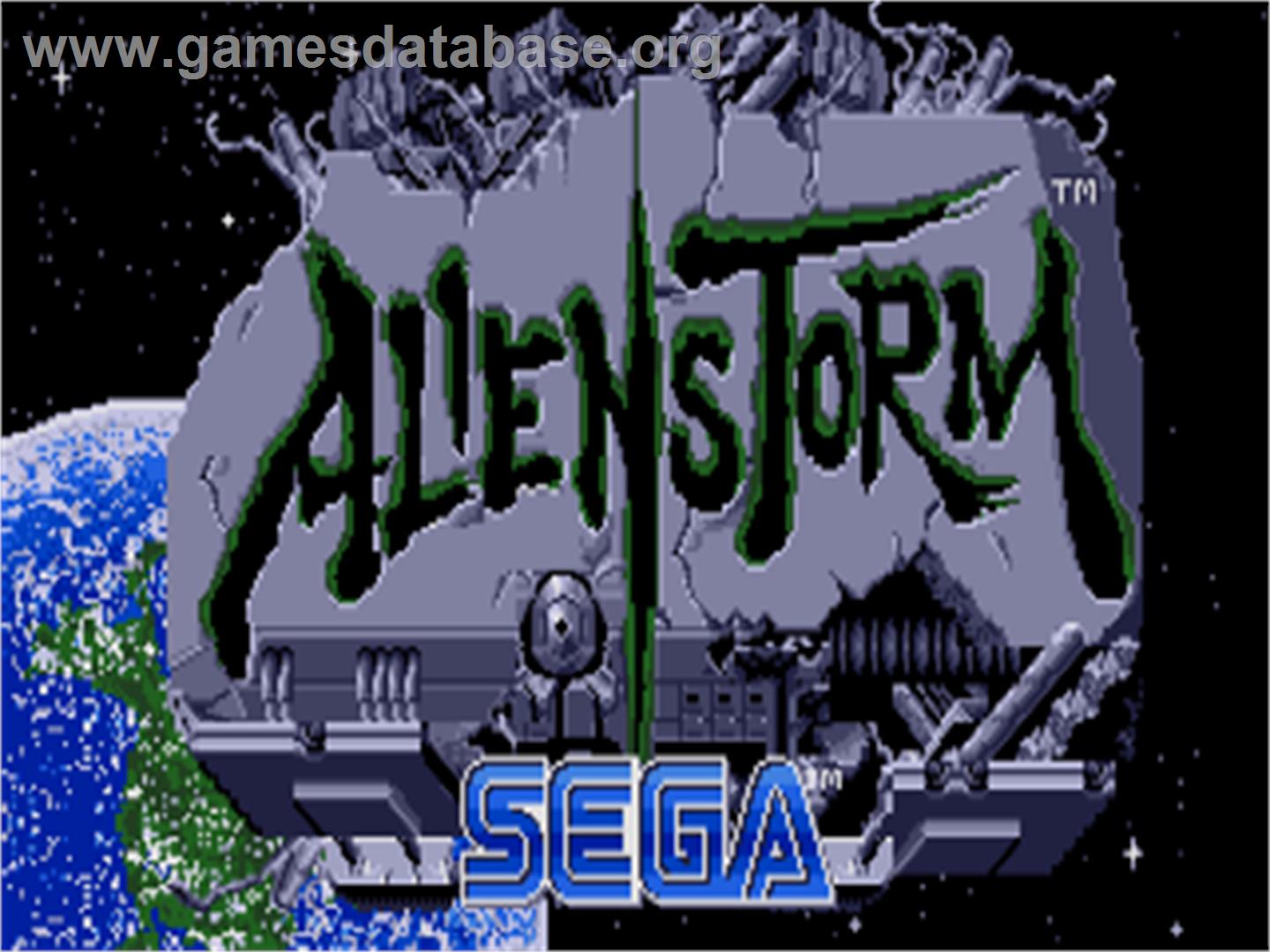 Alien Storm - Atari ST - Artwork - Title Screen