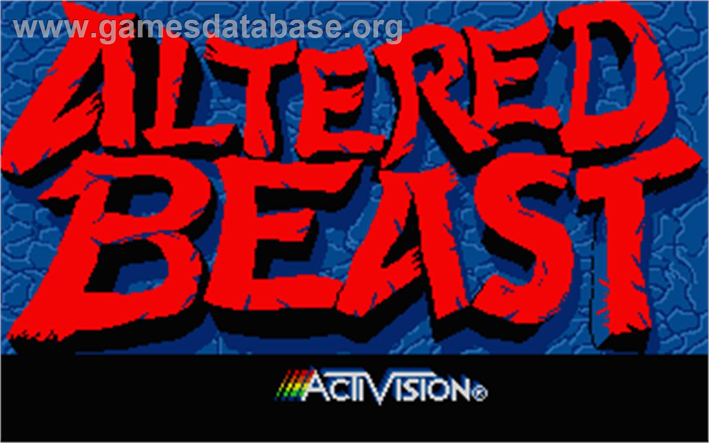 Altered Beast - Atari ST - Artwork - Title Screen
