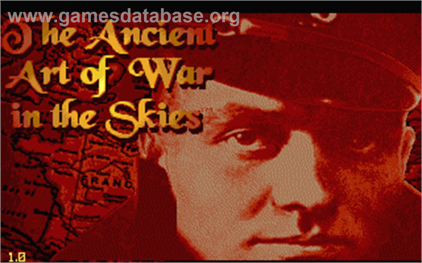 Ancient Art of War in the Skies - Atari ST - Artwork - Title Screen