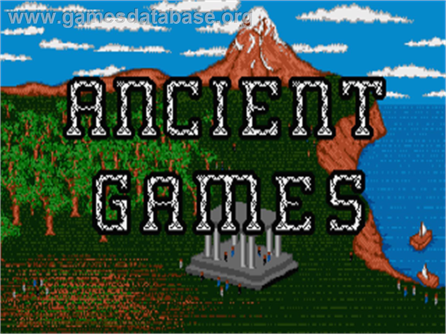 Ancient Games - Atari ST - Artwork - Title Screen