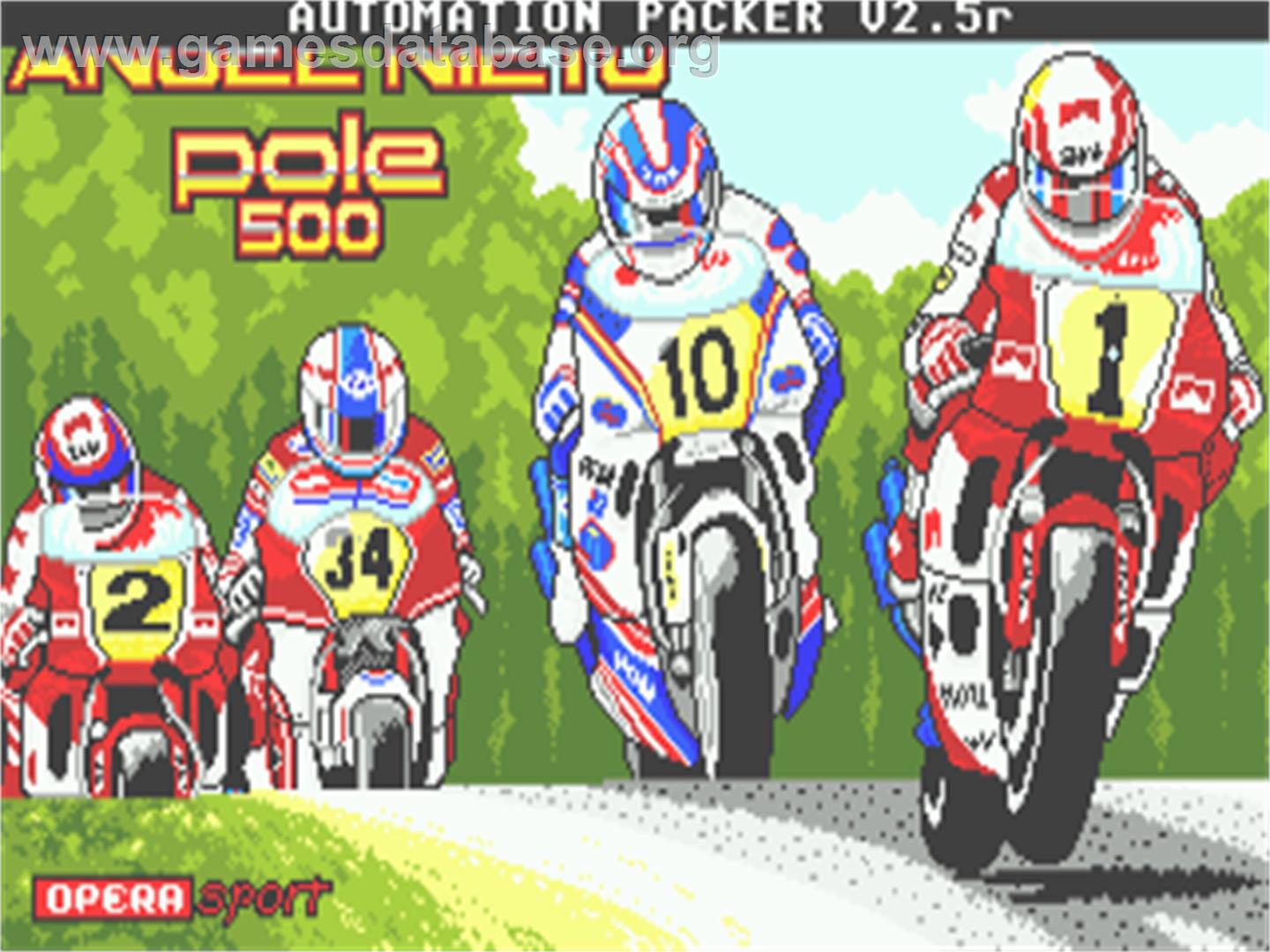 Angel Nieto Pole 500 - Atari ST - Artwork - Title Screen