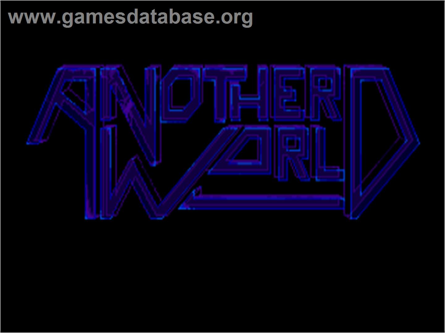 Another World - Atari ST - Artwork - Title Screen