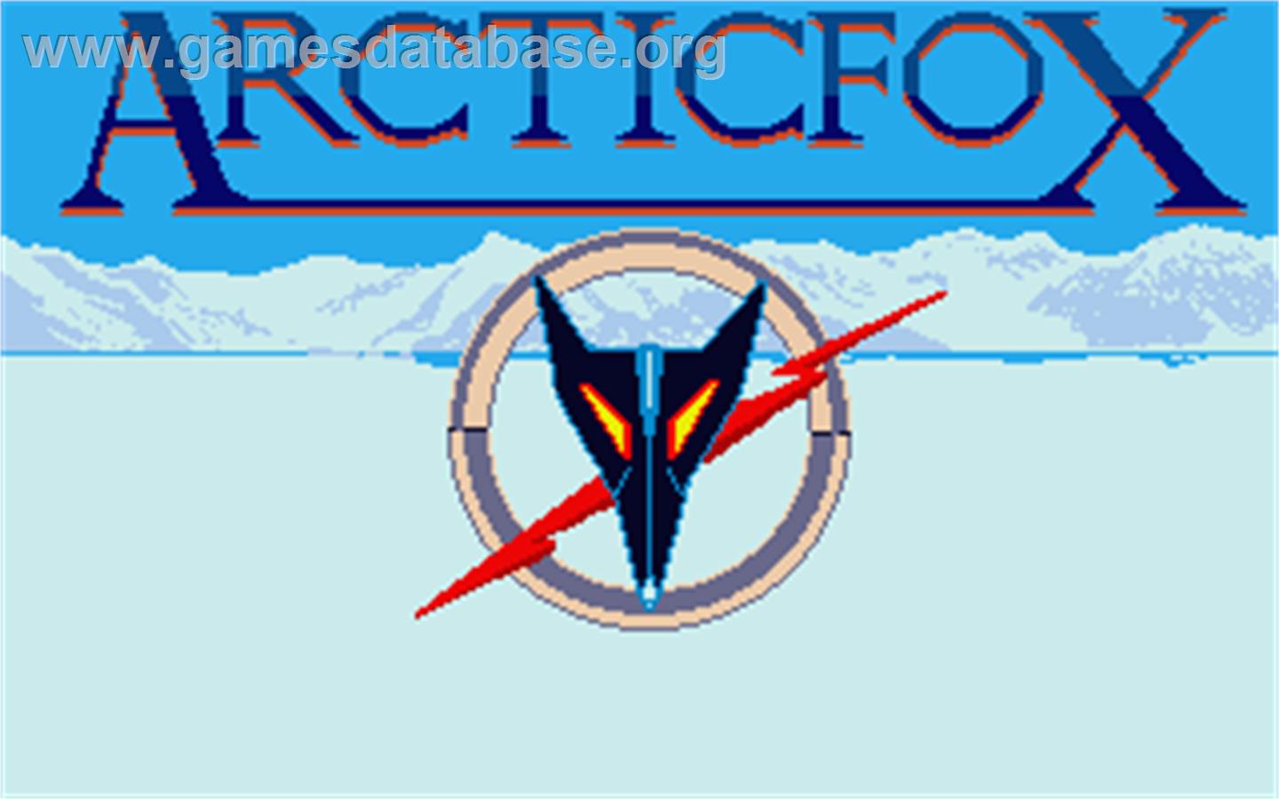 Arcticfox - Atari ST - Artwork - Title Screen