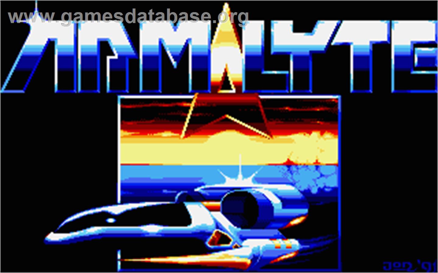 Armalyte - Atari ST - Artwork - Title Screen