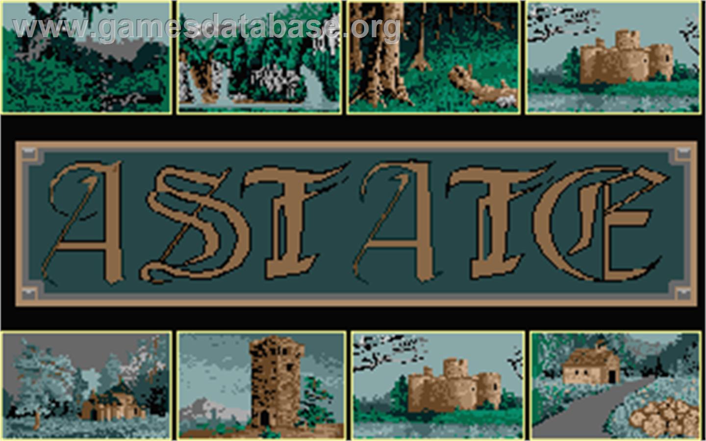 Astate: La Malédiction des Templiers - Atari ST - Artwork - Title Screen