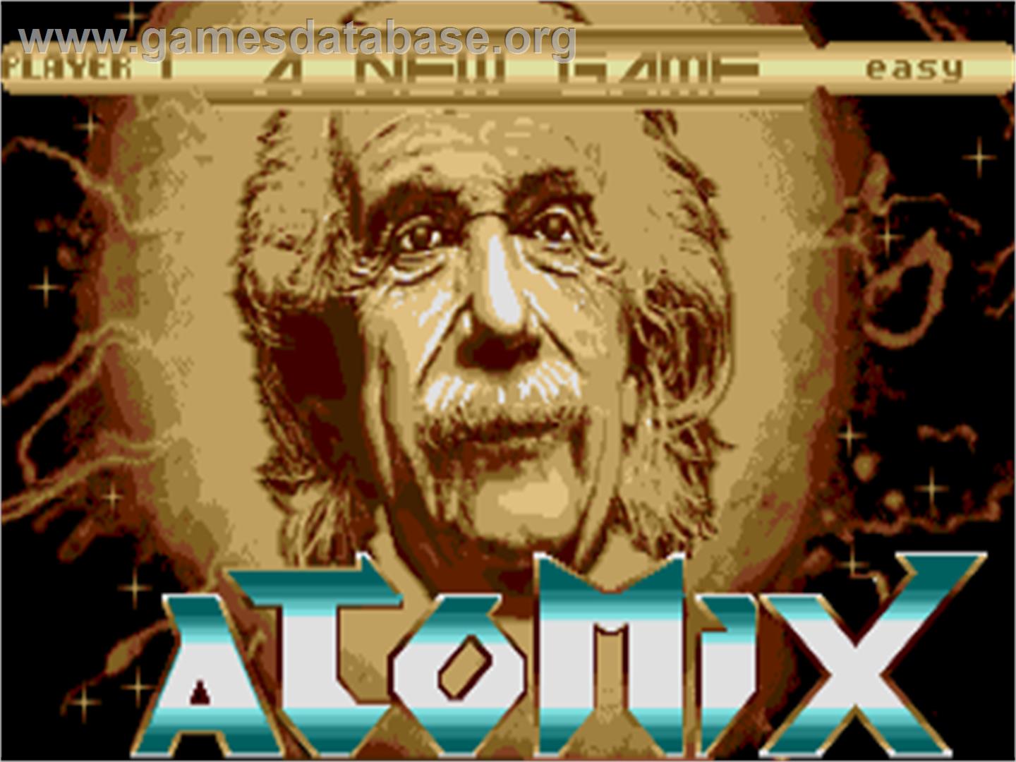 Atomix - Atari ST - Artwork - Title Screen