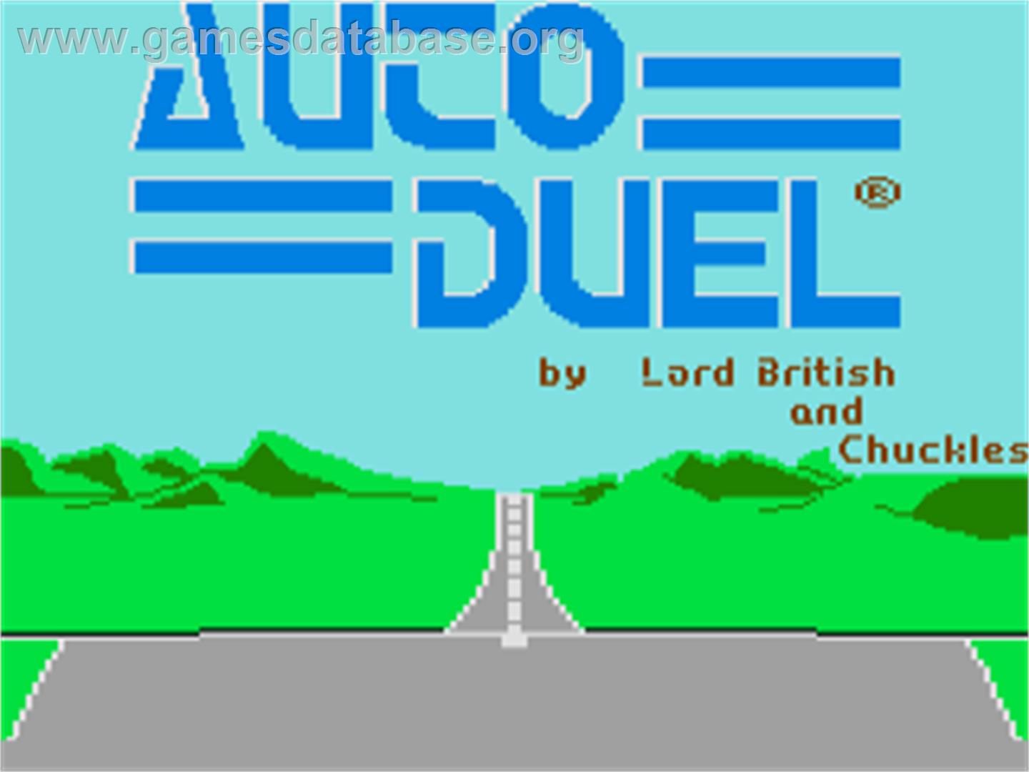 Autoduel - Atari ST - Artwork - Title Screen