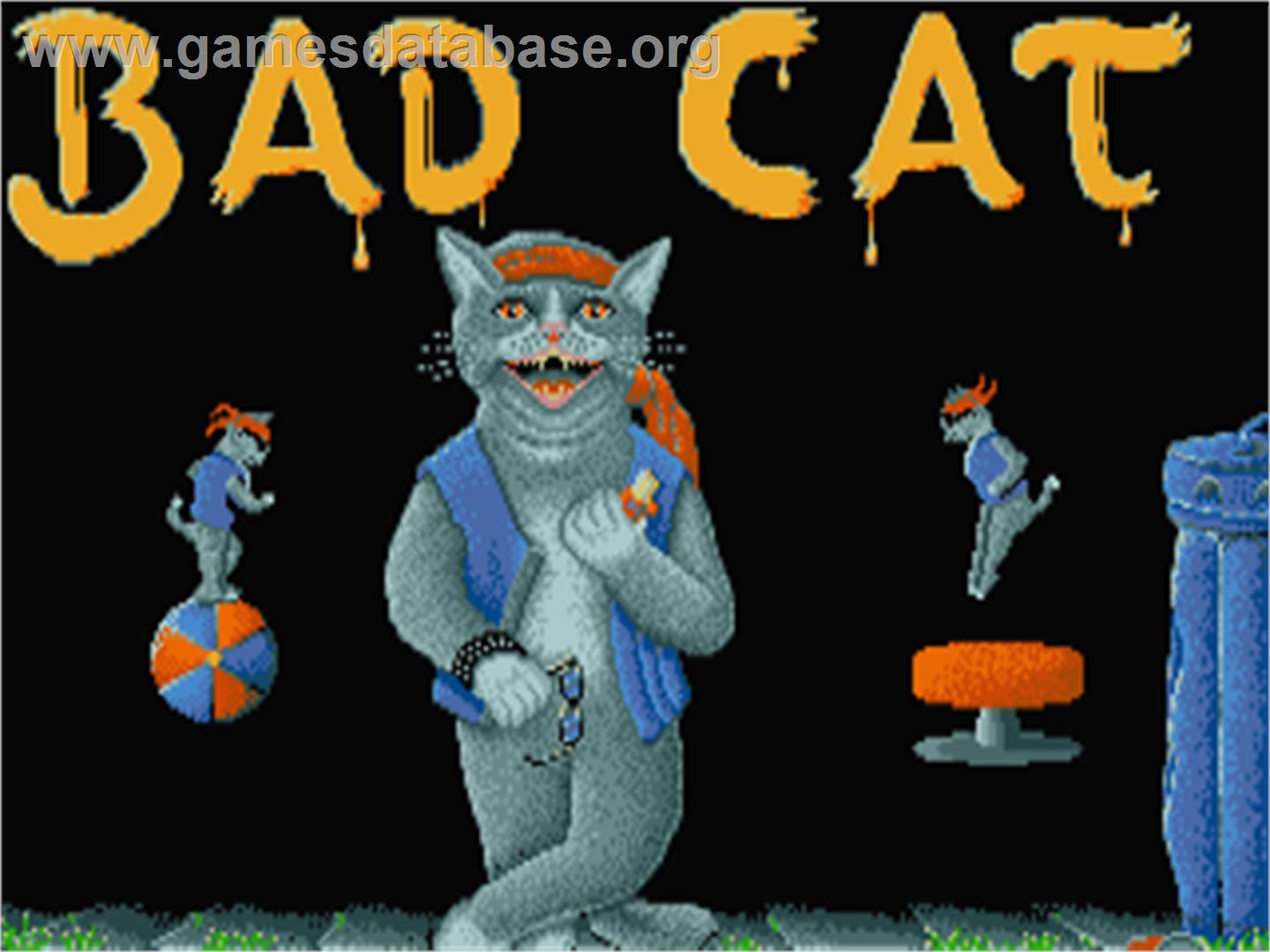 Bad Cat - Atari ST - Artwork - Title Screen