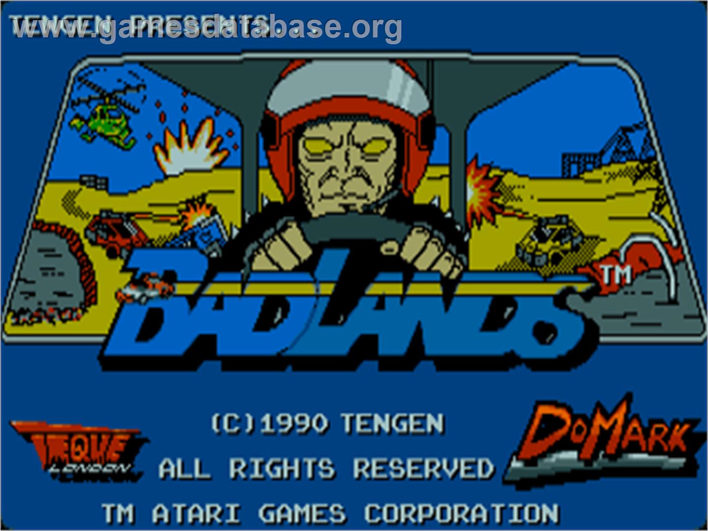 Badlands - Atari ST - Artwork - Title Screen