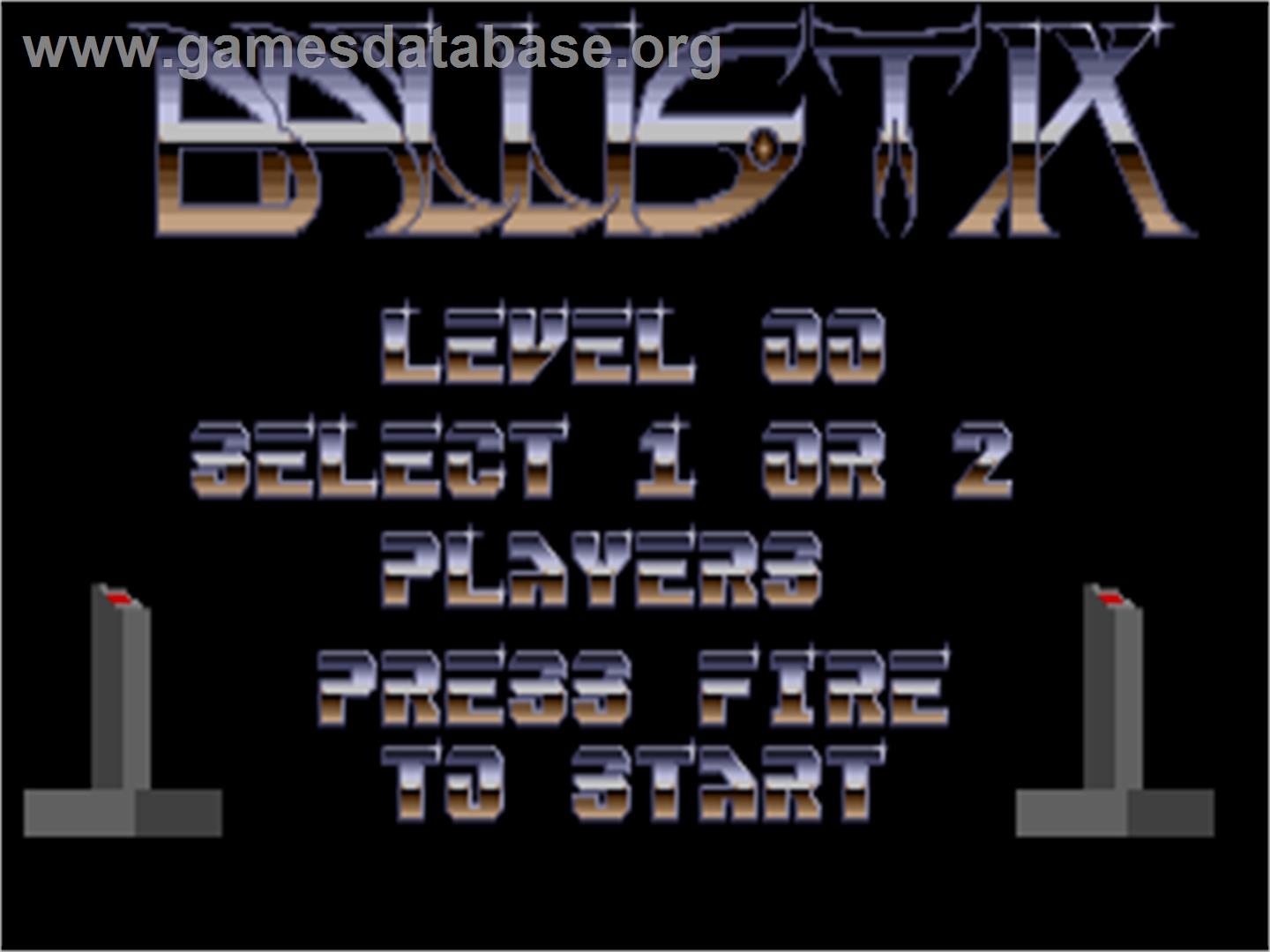 Ballistix - Atari ST - Artwork - Title Screen