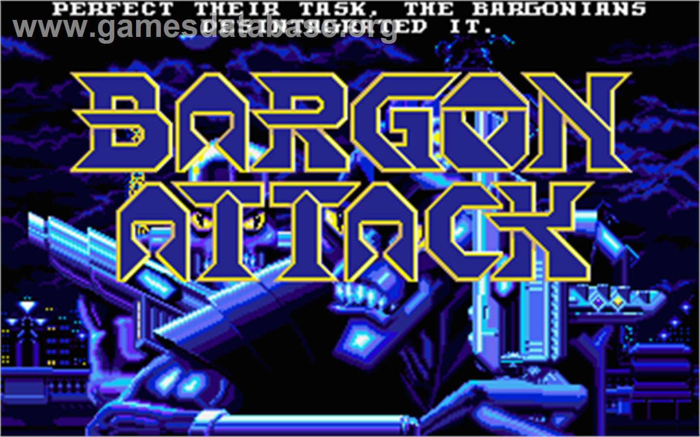 Bargon Attack - Atari ST - Artwork - Title Screen