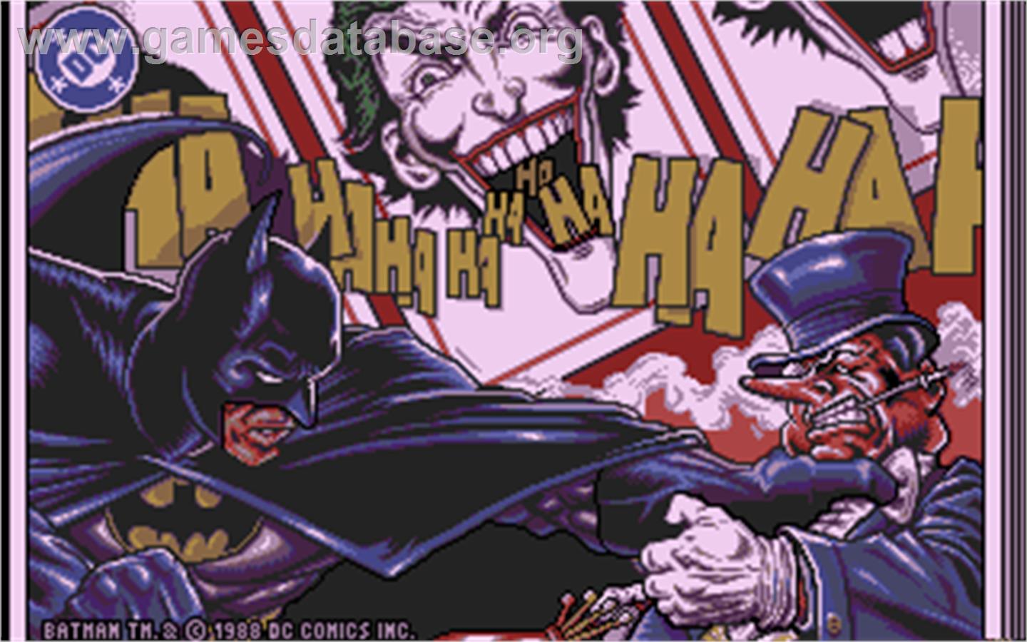Batman: The Caped Crusader - Atari ST - Artwork - Title Screen