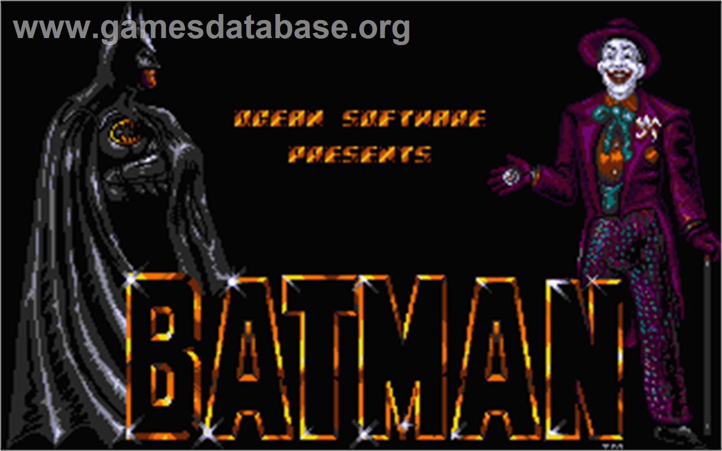 Batman: The Movie - Atari ST - Artwork - Title Screen