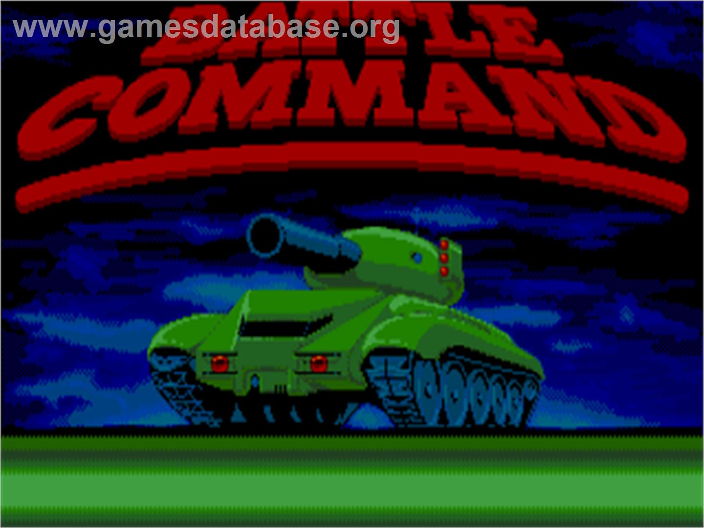 Battle Command - Atari ST - Artwork - Title Screen