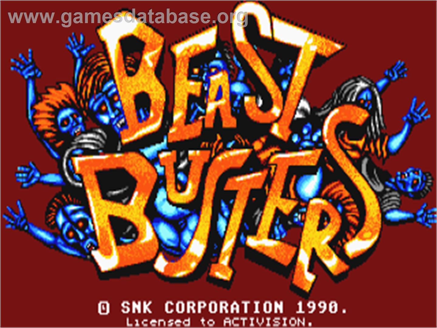 Beast Busters - Atari ST - Artwork - Title Screen