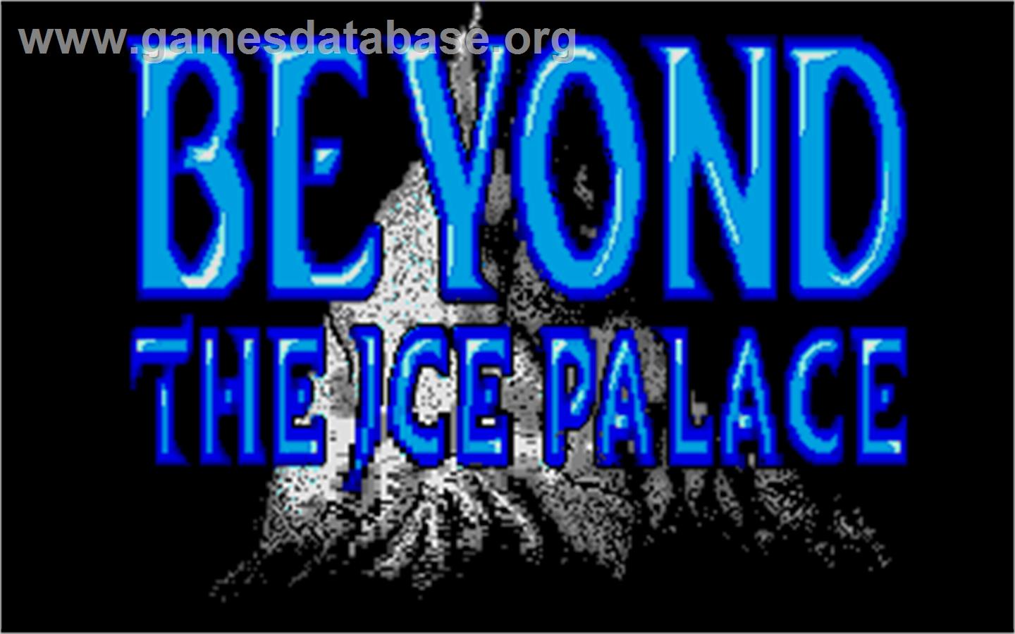 Beyond the Ice Palace - Atari ST - Artwork - Title Screen
