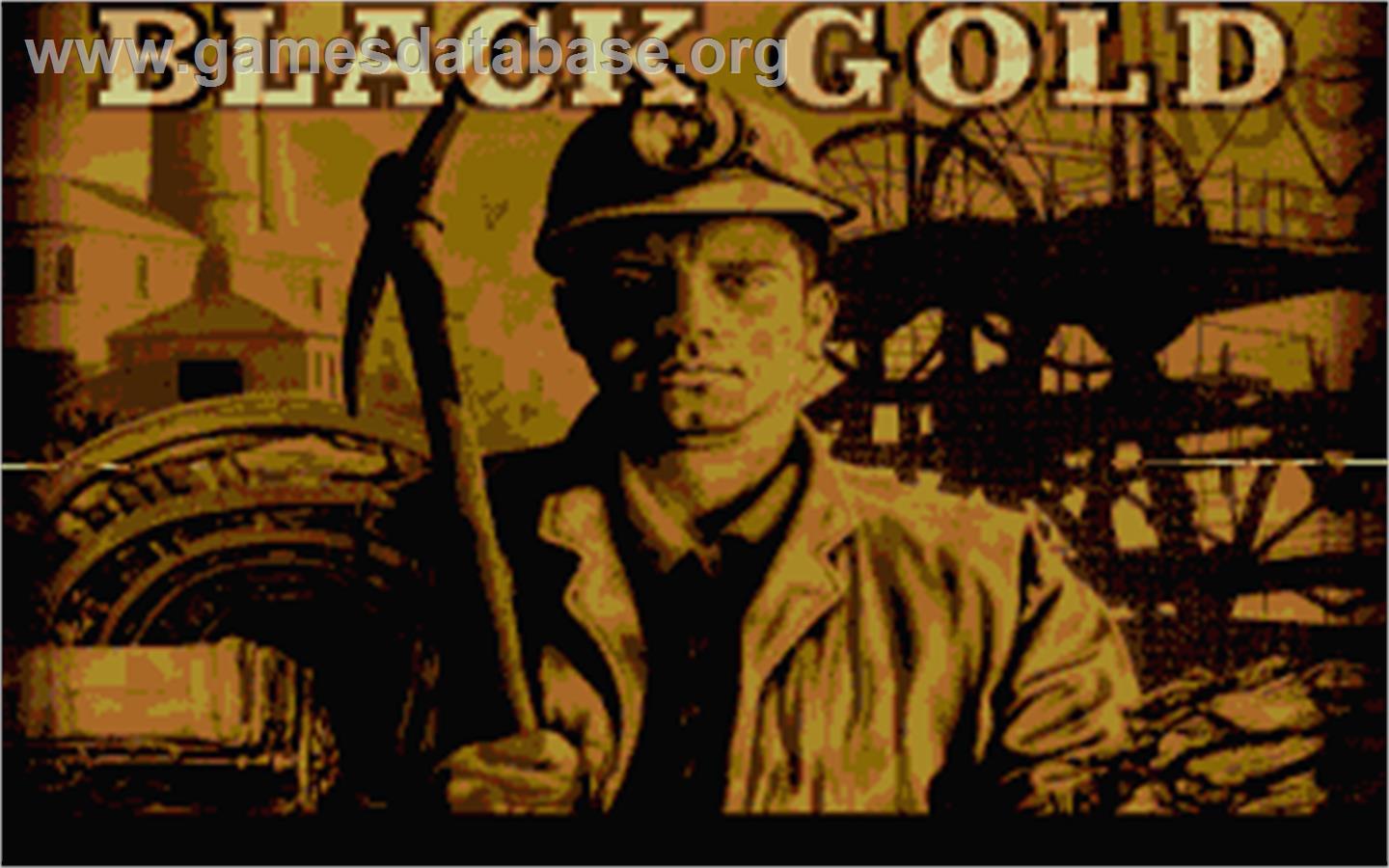 Black Gold - Atari ST - Artwork - Title Screen