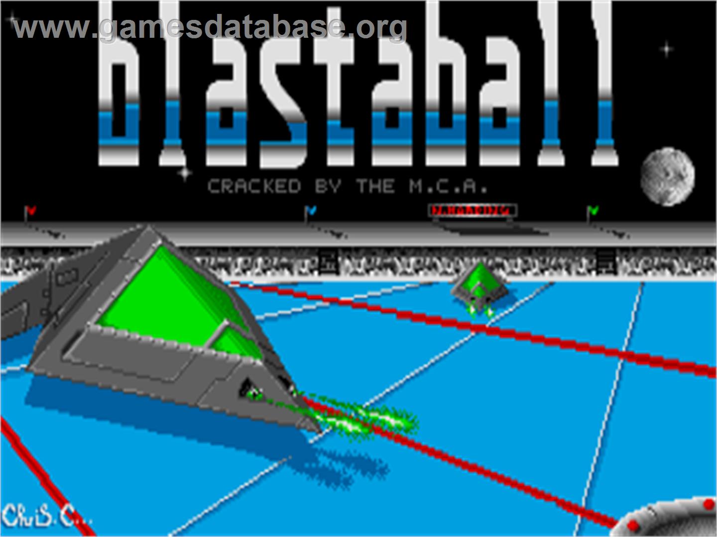 Blastaball - Atari ST - Artwork - Title Screen