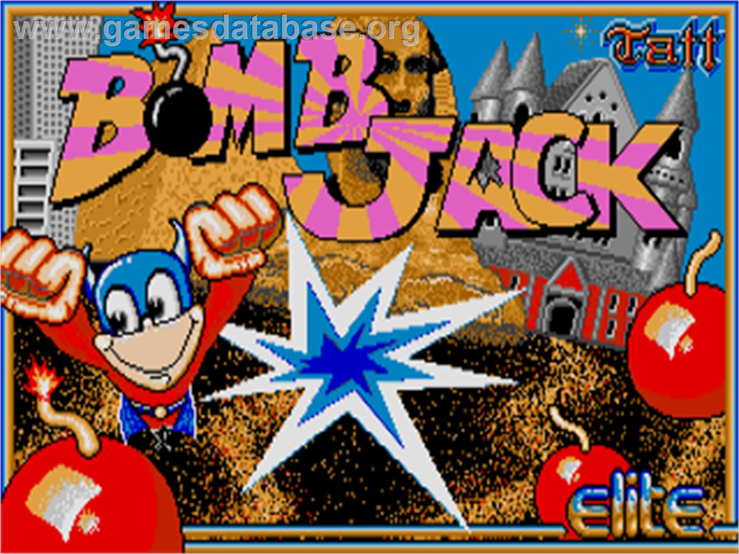 Bomb Jack - Atari ST - Artwork - Title Screen