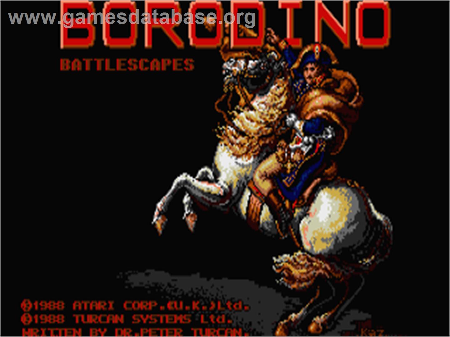 Borodino - Atari ST - Artwork - Title Screen