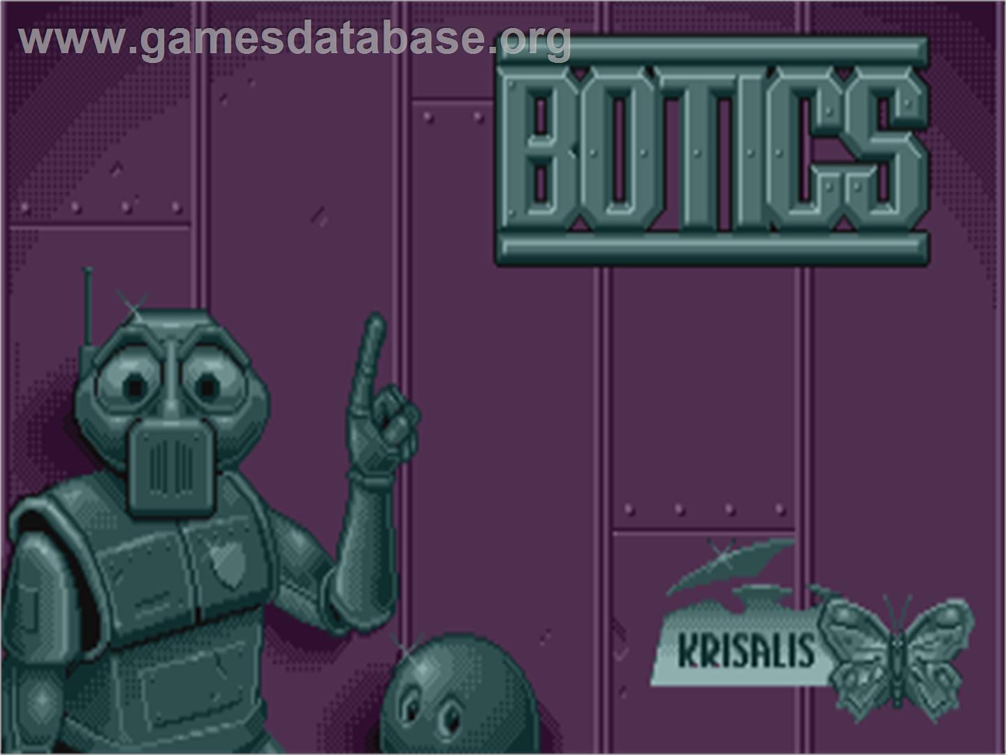 Botics - Atari ST - Artwork - Title Screen