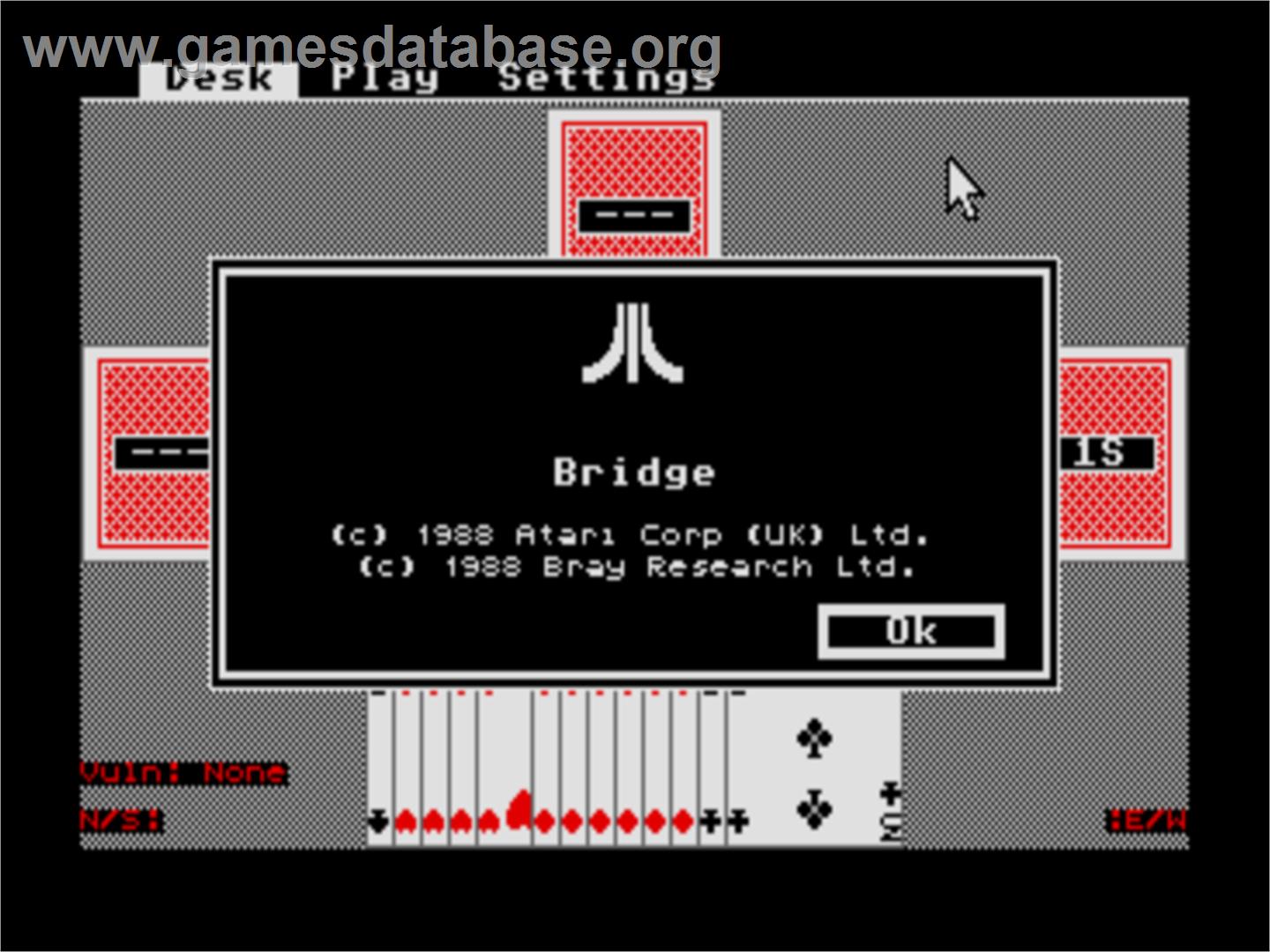 Bridge Master - Atari ST - Artwork - Title Screen