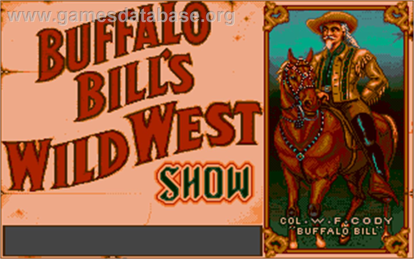 Buffalo Bill's Wild West Show - Atari ST - Artwork - Title Screen