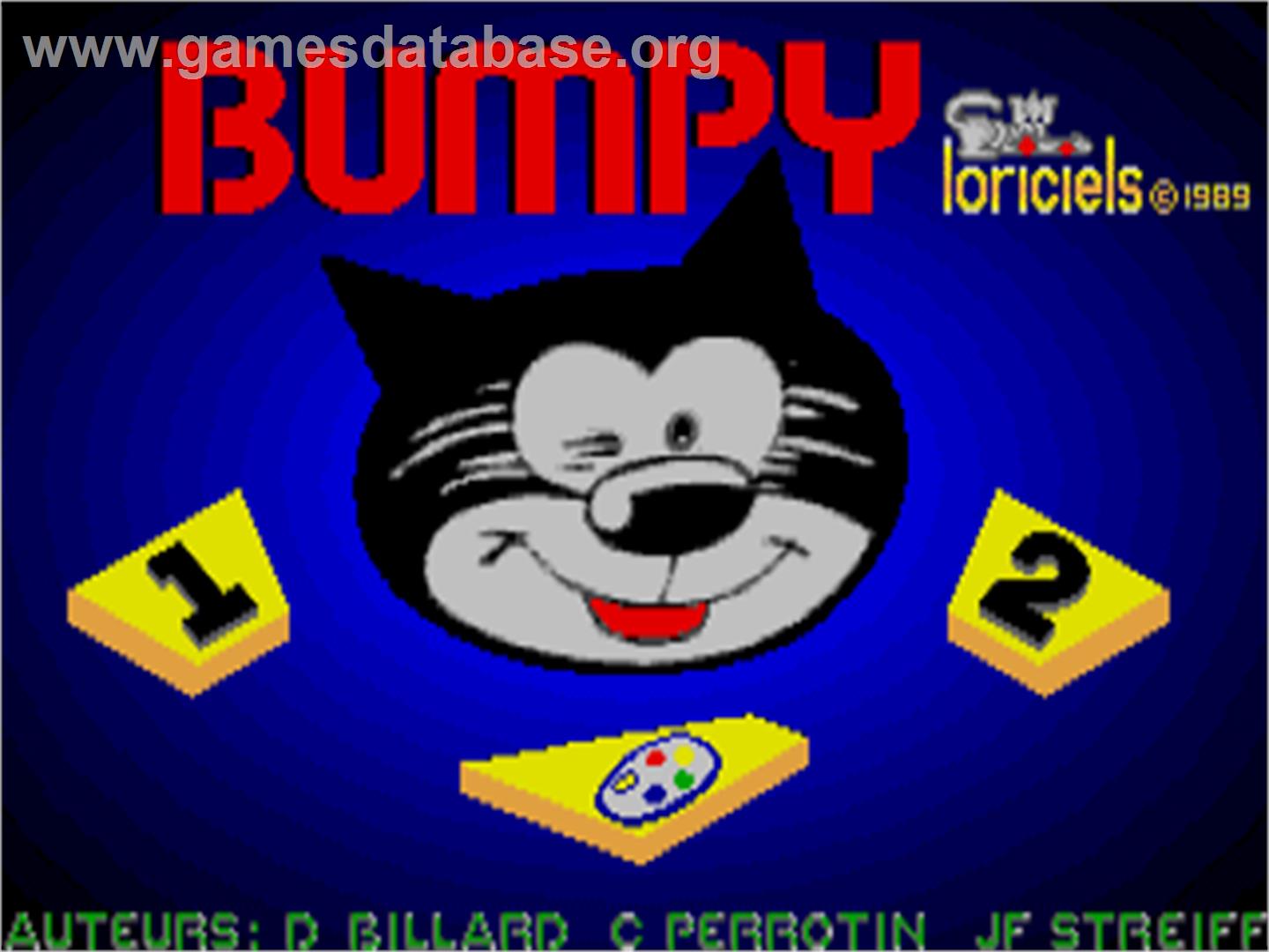 Bumpy - Atari ST - Artwork - Title Screen