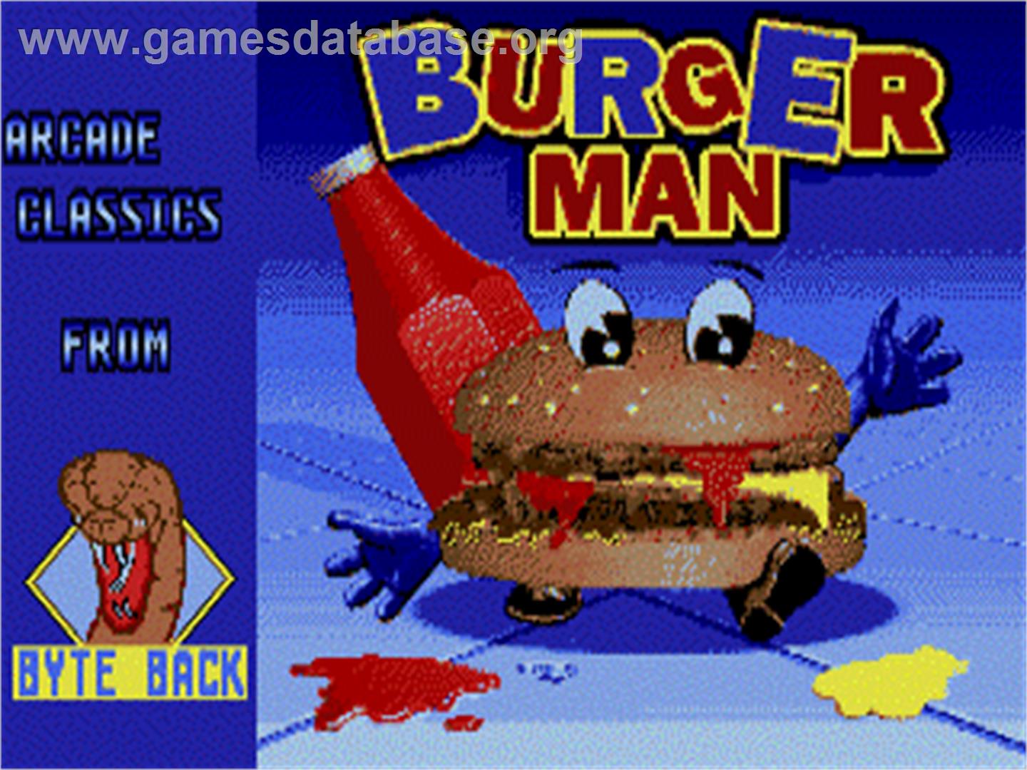 Burger Man - Atari ST - Artwork - Title Screen