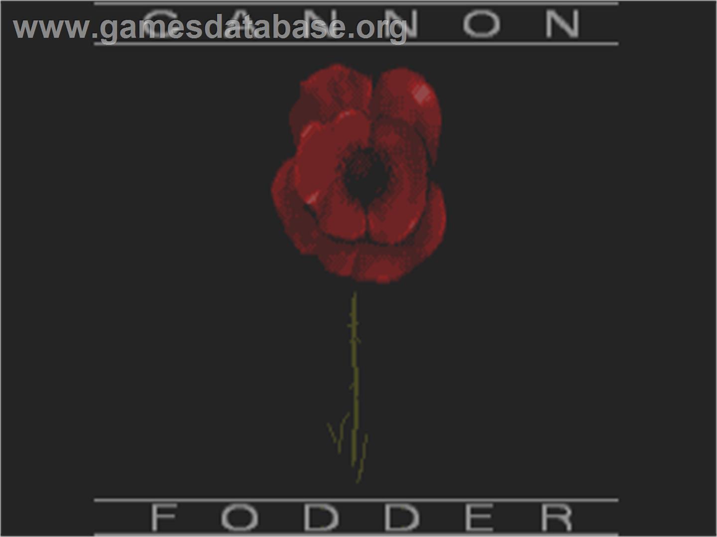 Cannon Fodder - Atari ST - Artwork - Title Screen
