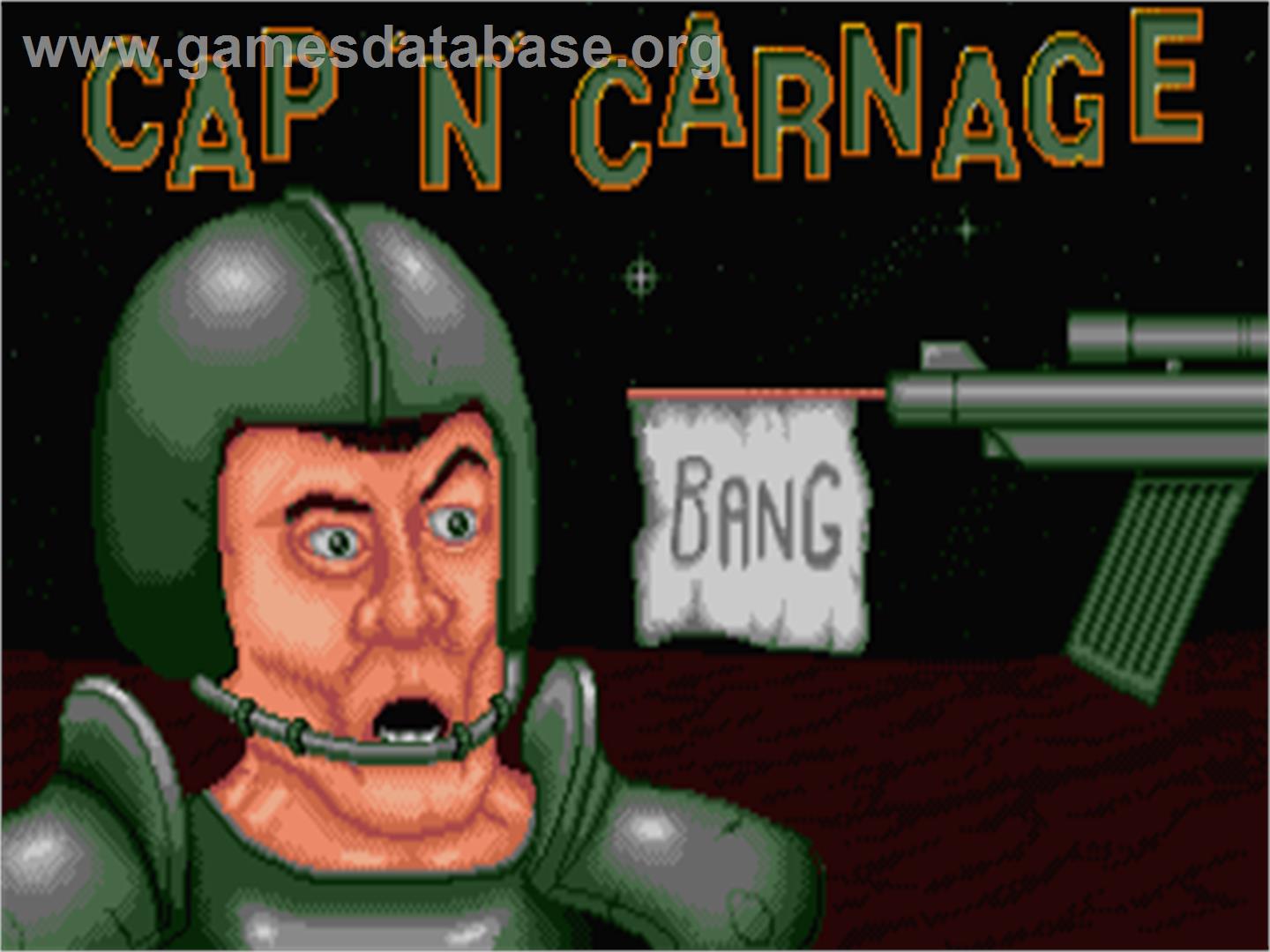 Cap'n Carnage - Atari ST - Artwork - Title Screen