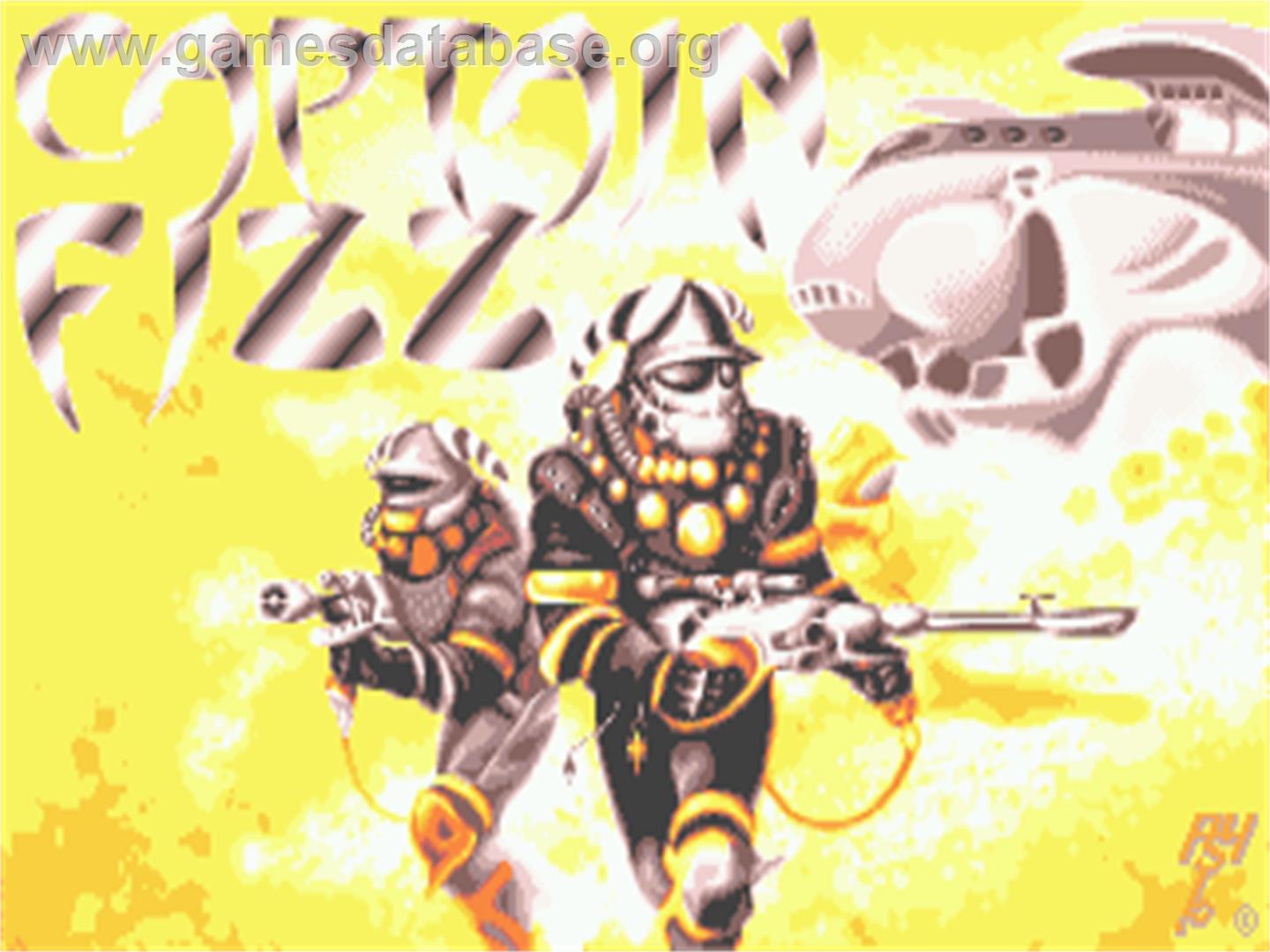 Captain Fizz - Meets The Blaster-Trons - Atari ST - Artwork - Title Screen