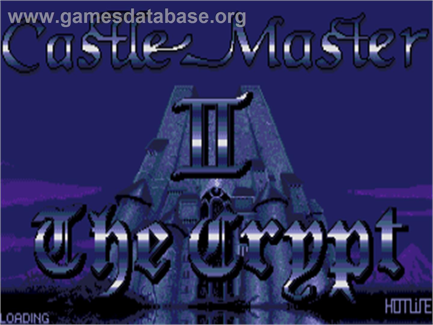 Castle Master 2 - The Crypt - Atari ST - Artwork - Title Screen