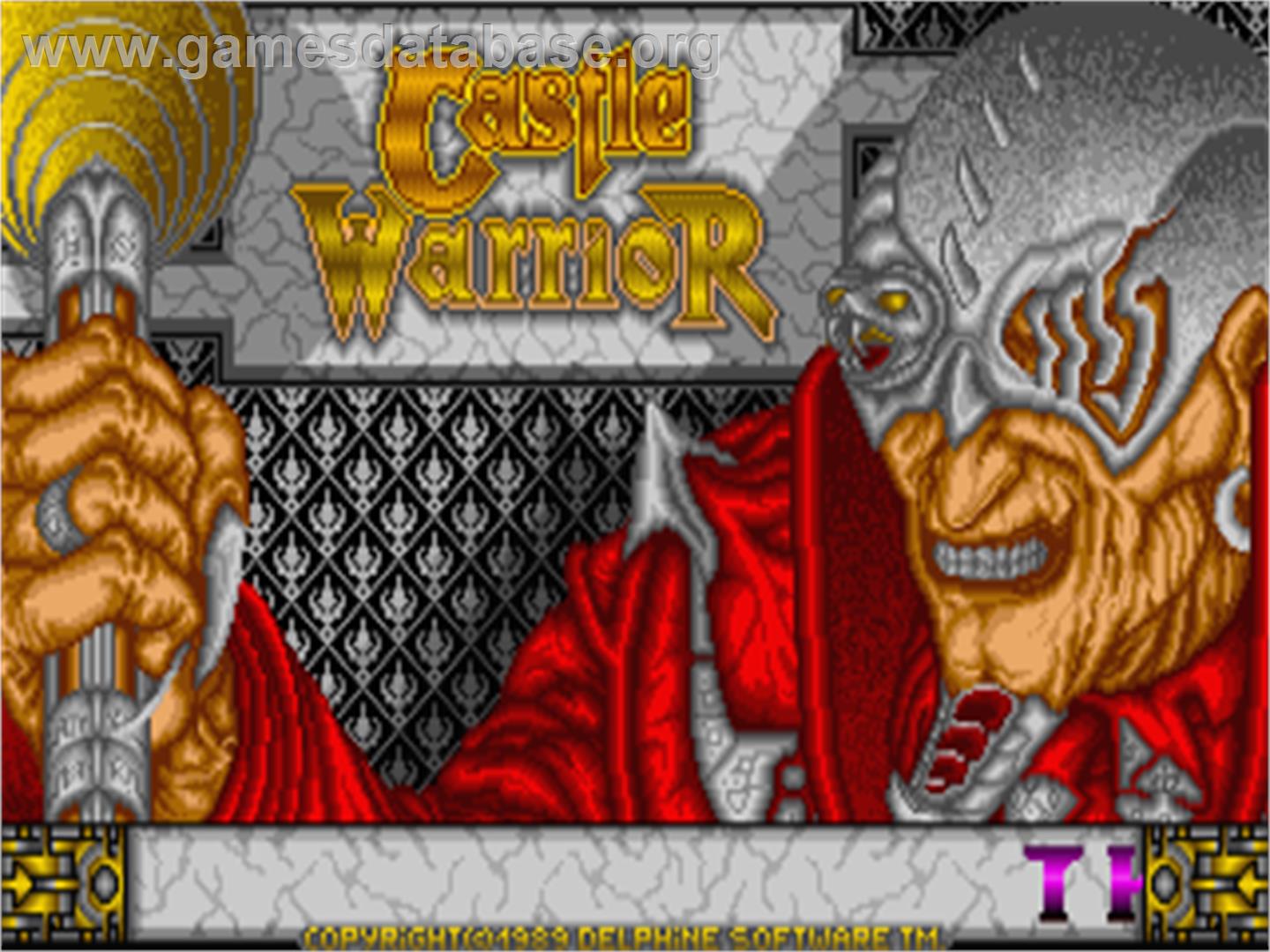 Castle Warrior - Atari ST - Artwork - Title Screen