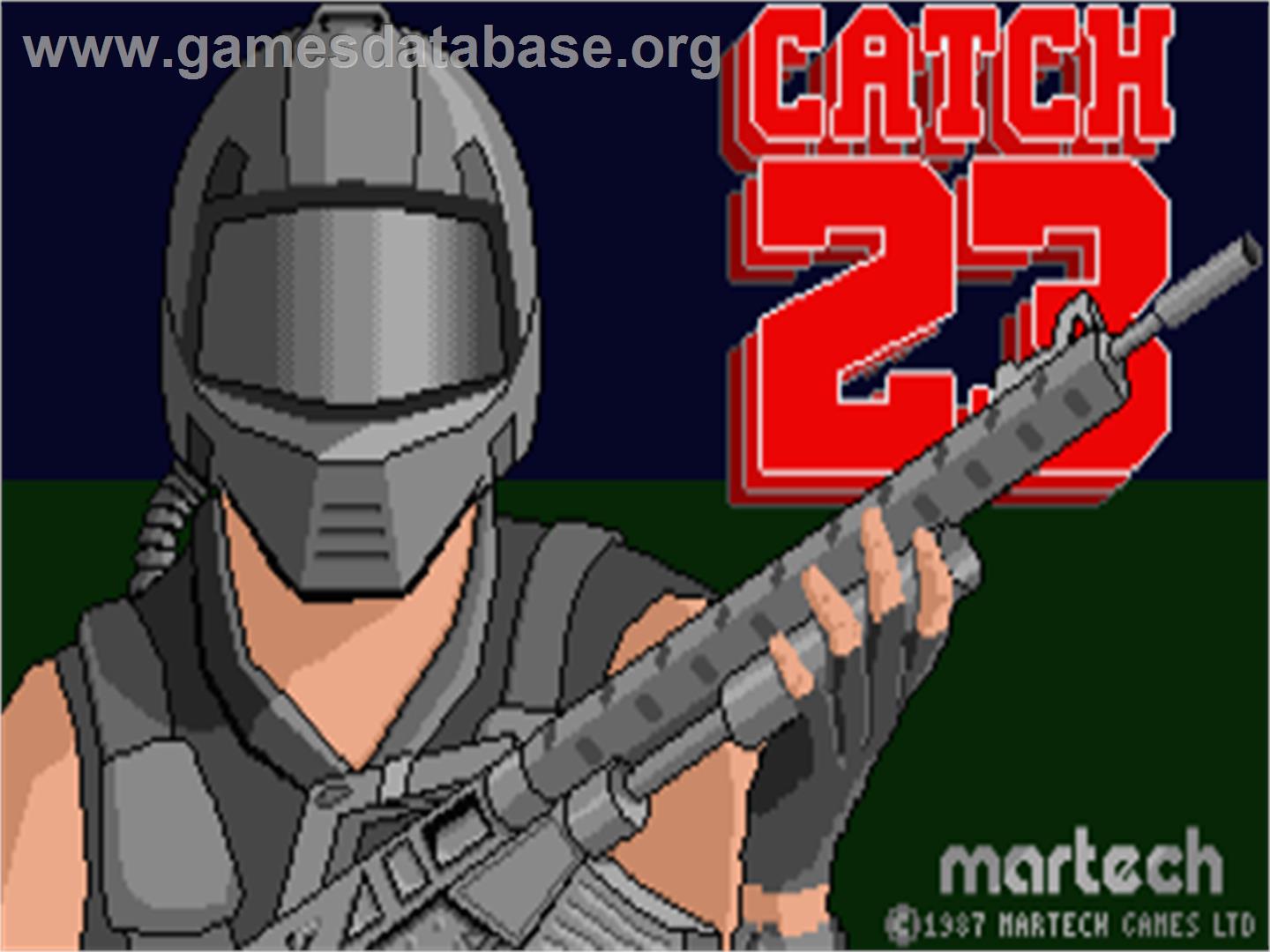 Catch 23 - Atari ST - Artwork - Title Screen
