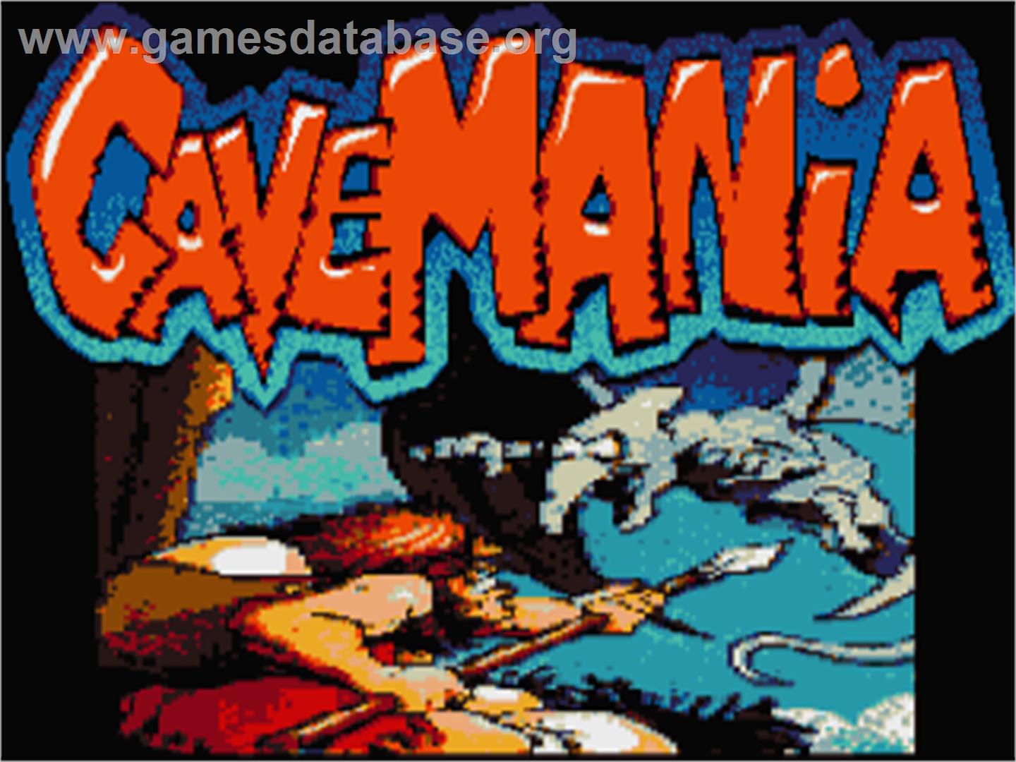 Cavemania - Atari ST - Artwork - Title Screen