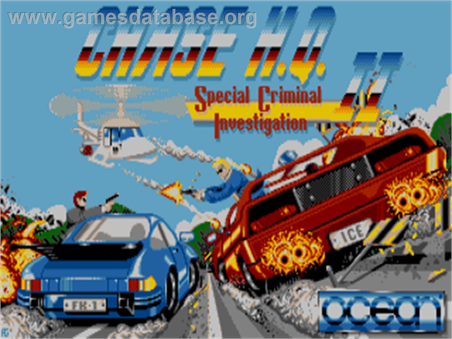 Chase H.Q. 2 - Special Criminal Investigation - Atari ST - Artwork - Title Screen
