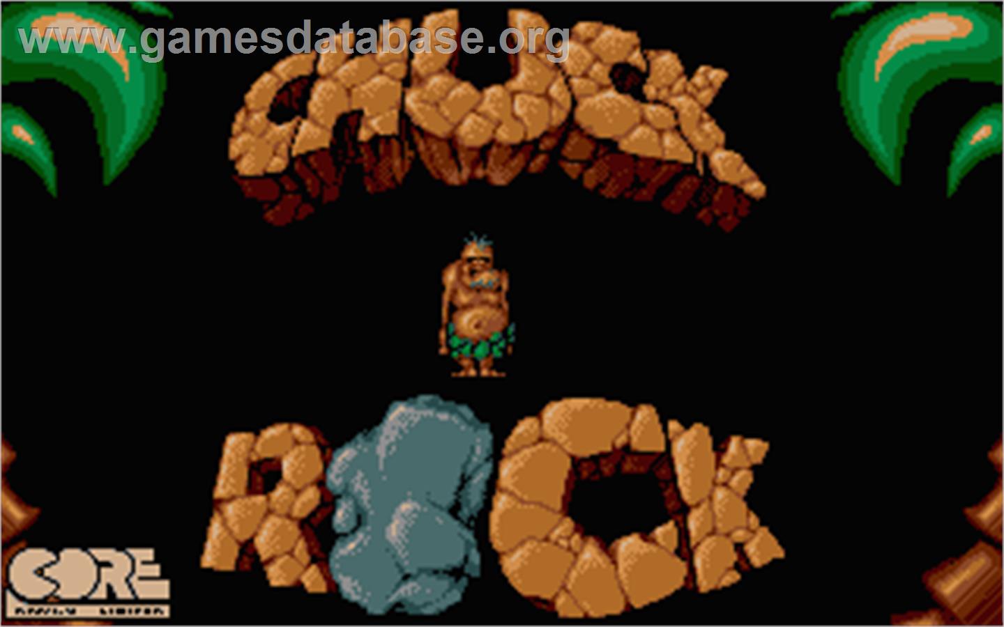 Chuck Rock - Atari ST - Artwork - Title Screen