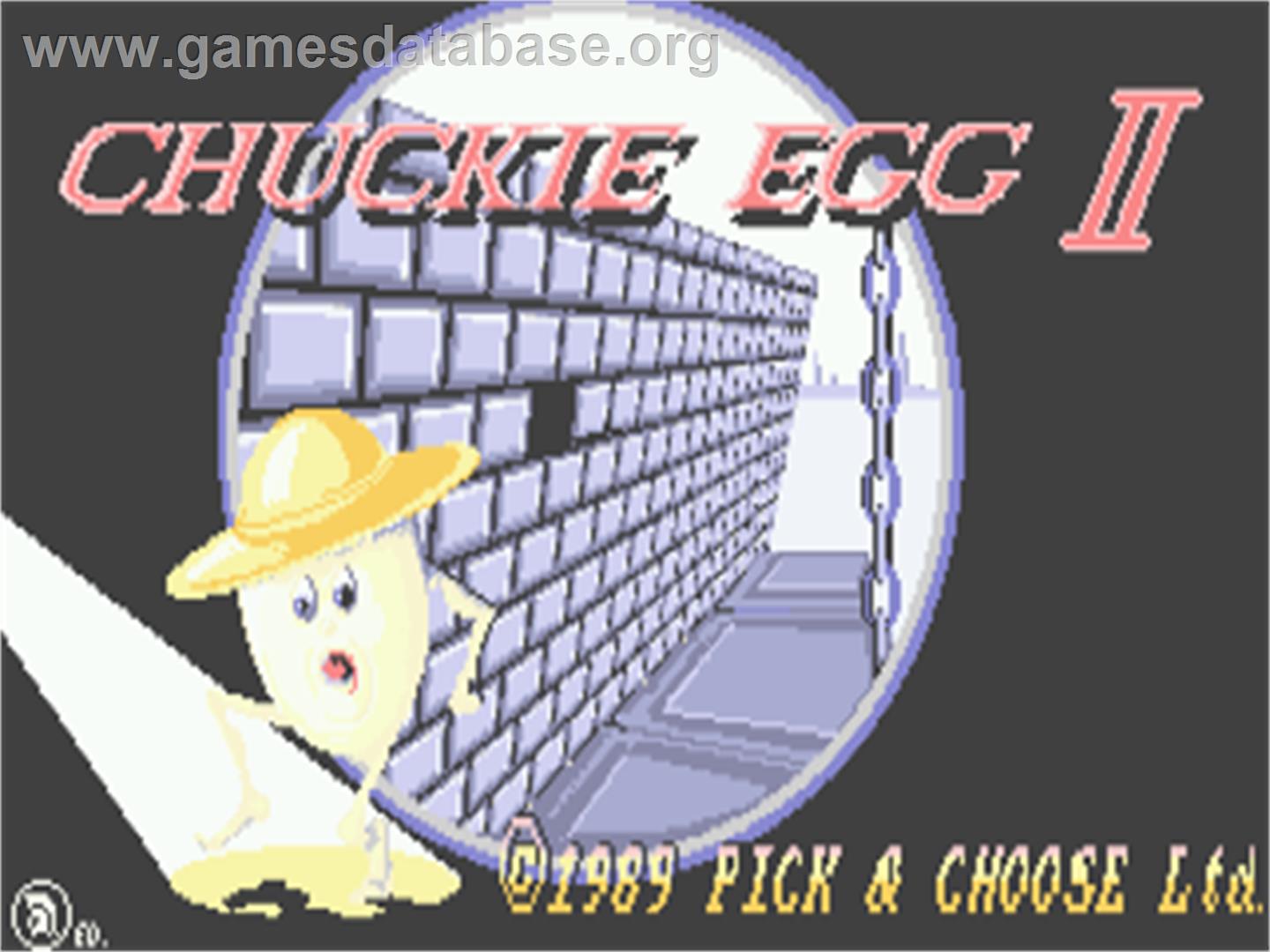 Chuckie Egg 2 - Atari ST - Artwork - Title Screen