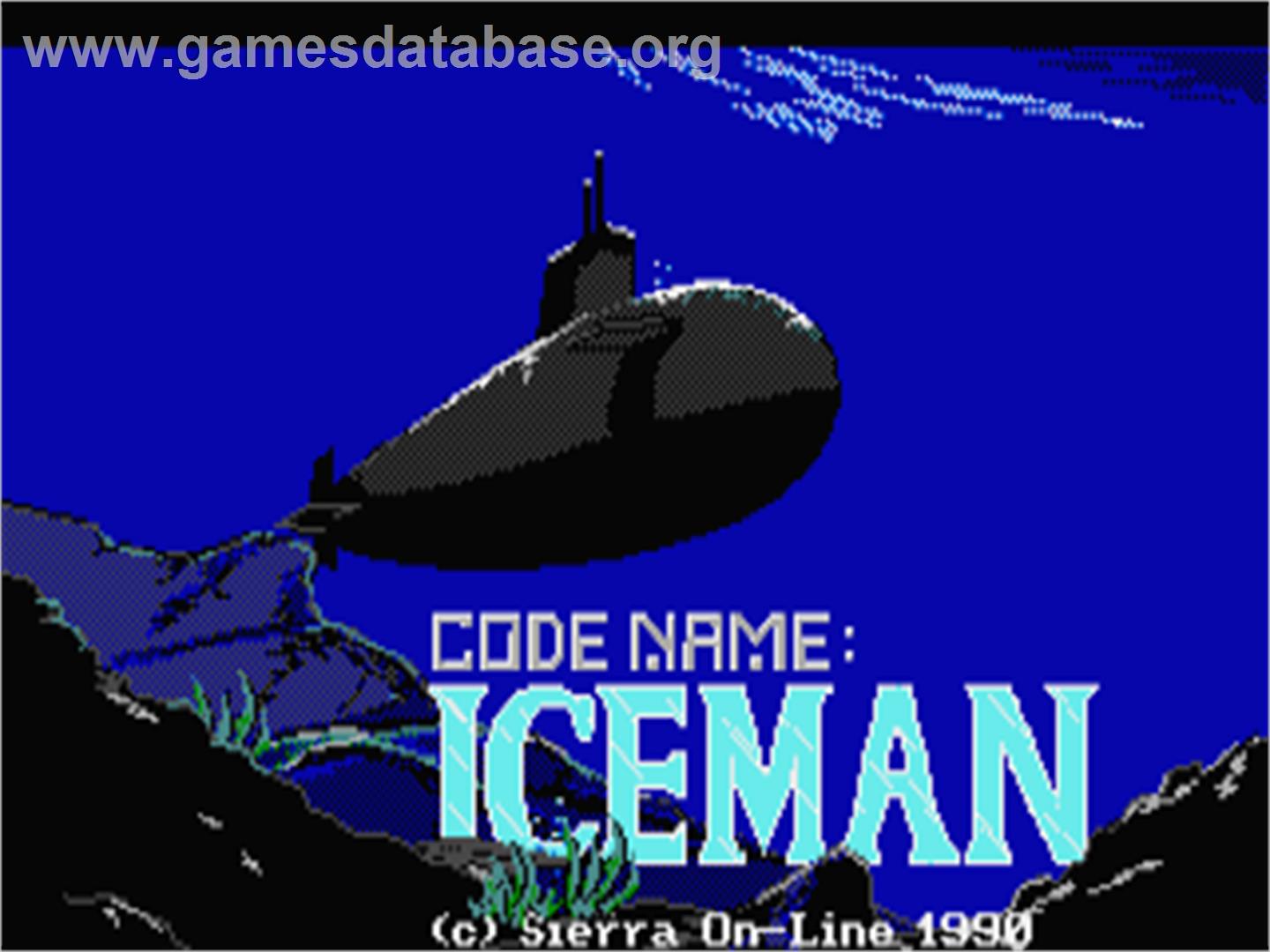Code-Name - Iceman - Atari ST - Artwork - Title Screen