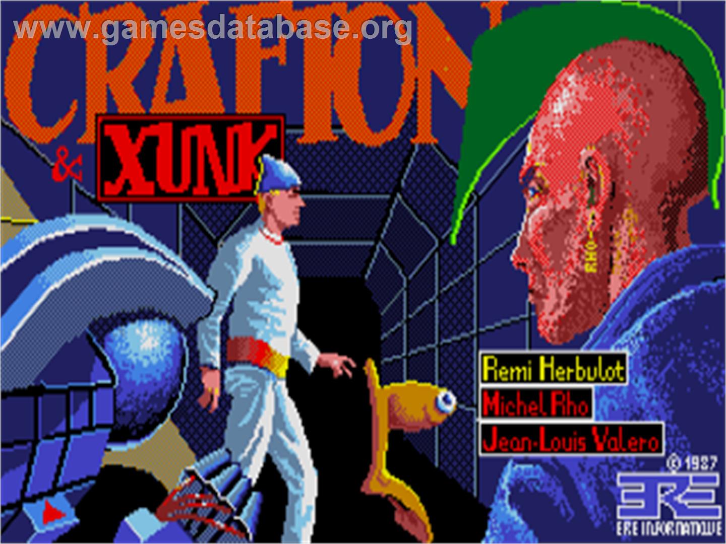 Crafton And Xunk - Atari ST - Artwork - Title Screen