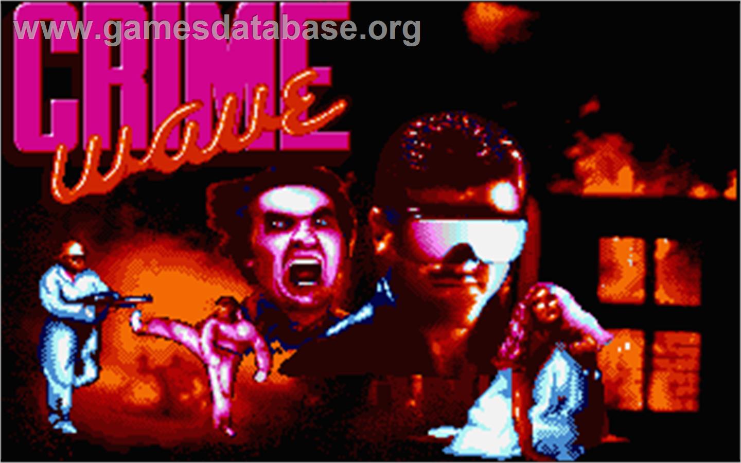 Crime Wave - Atari ST - Artwork - Title Screen
